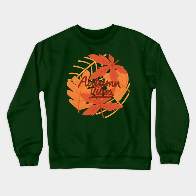 autumn vibes Crewneck Sweatshirt by Karyavna